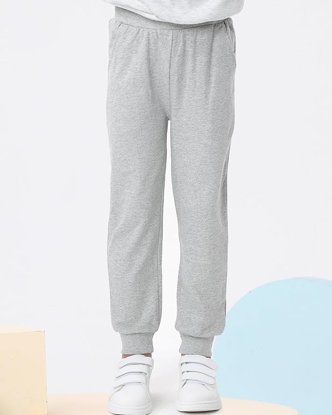 GFQLONG 2/3 Pack Toddler Pants Sweatpants Boys Cotton Joggers, Athletic Pull on - Image 4