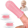 Baby Toothbrush, 360 Degree Bristle Silicone Finger Toothbrush 6 to 12 Months by Itsy+Bitsy+People