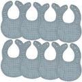 Comfy Cubs Muslin Bibs for Babies, Drool and Teething Bib, Adjustable Snaps by ComfyCubs