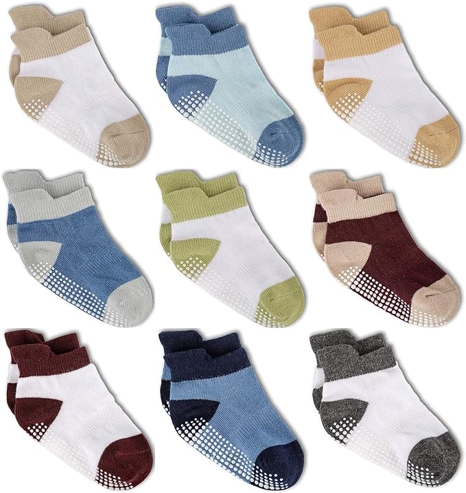 Zaples Baby Non Slip Grip Ankle Socks by ZAPLES