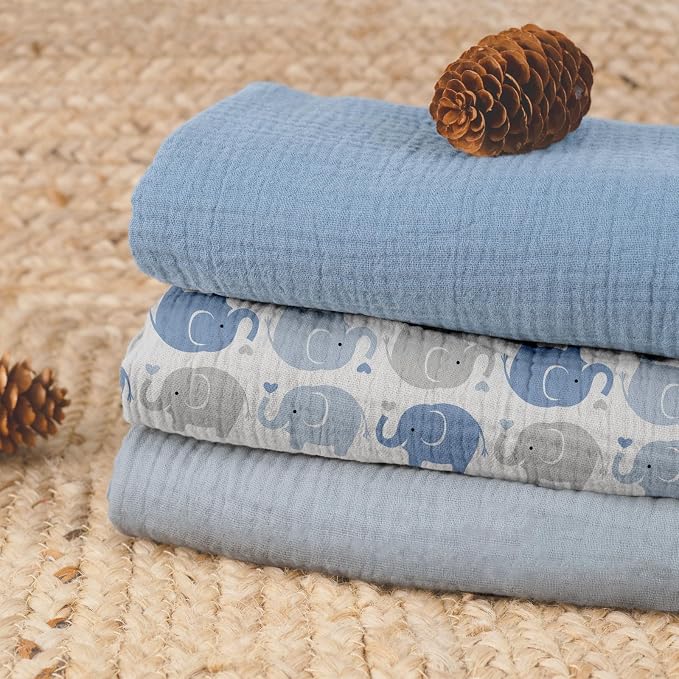 GLLQUEN BABY Muslin Swaddle Blankets, Baby Swaddle Blanket Unisex, Baby - Image 9