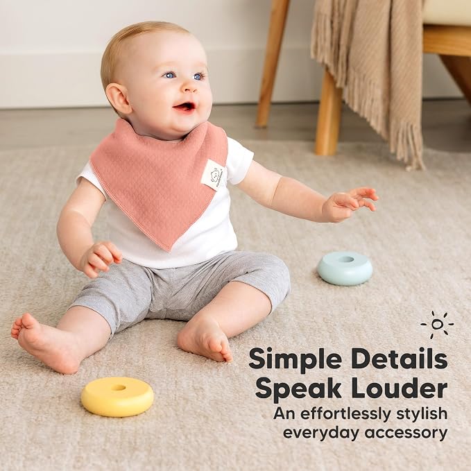 KeaBabies 8-Pack Bandana Bibs for Baby Girls, Boys - Image 6