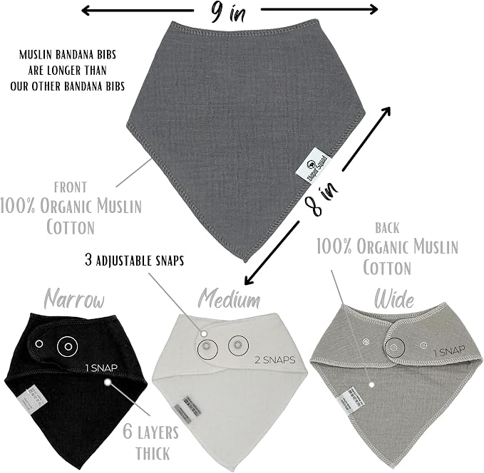 DiaperSquad's Baby Bibs for Drooling and Teething, Bibs for Boys, Baby Girl - Image 4
