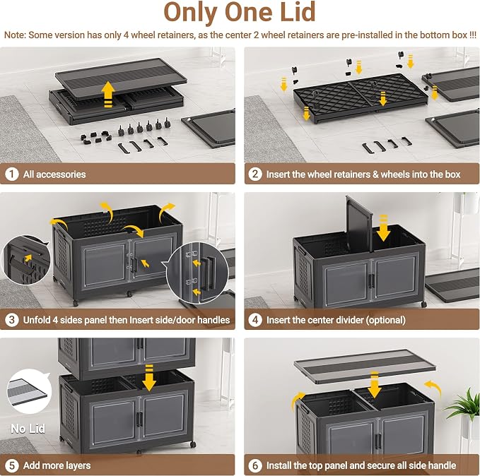 BROVIEW 600Qt Plastic Storage Bins - Image 8
