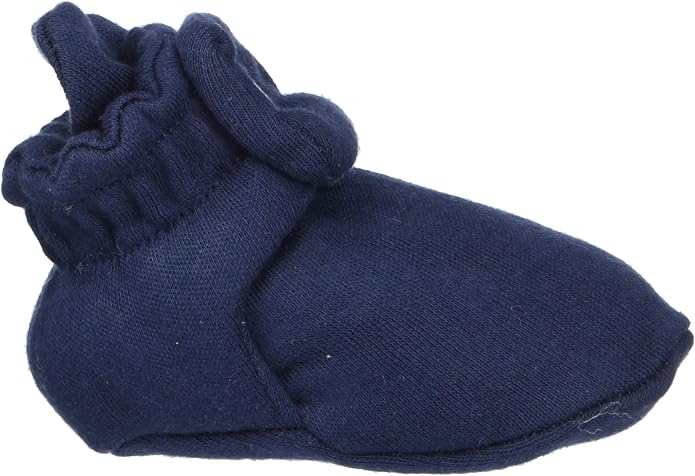 Burt's Bees Baby Unisex Booties Organic Cotton Newborn Essentials Shoes - Image 6