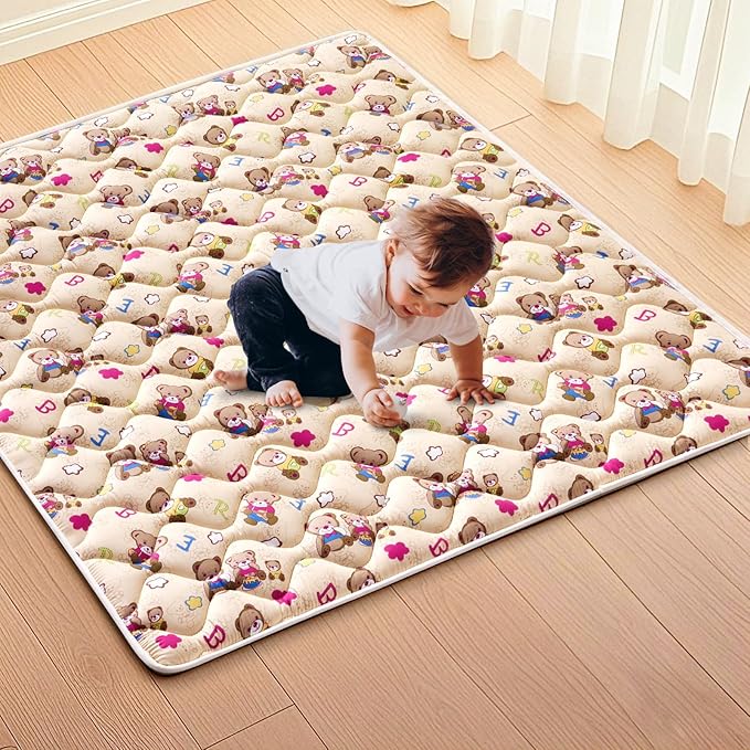 High-Density Foam Baby Play Mat, 36x36 Inches Thicken One-Piece Comfortable and by VibeBear