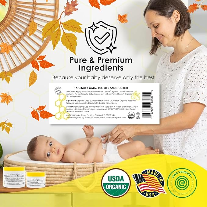 La Petite Creme French Organic Diaper Balm - Image 2