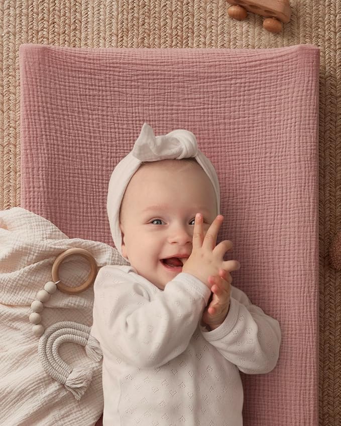 Blissful Diary Muslin Baby Changing Pad - Image 4