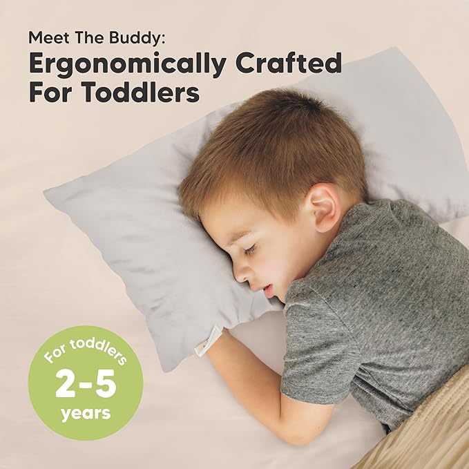 Toddler Pillow with Pillowcase - Image 2