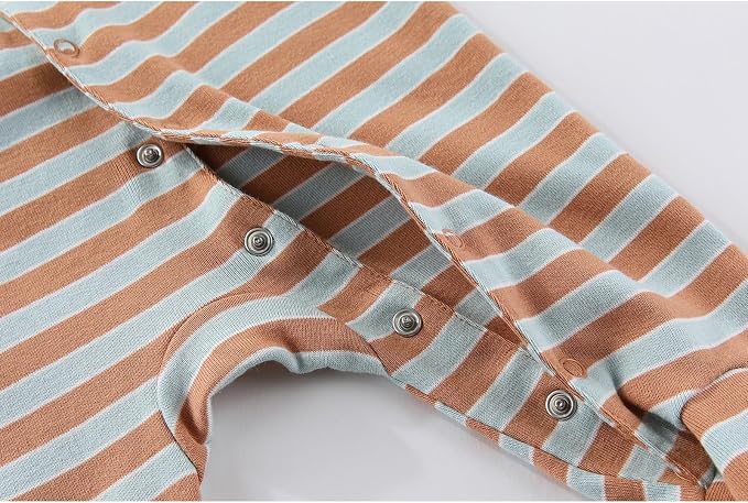 Fashion Baby Boy Girl Clothing Set Cotton Soft 3-Piece Long Sleeve Button - Image 4