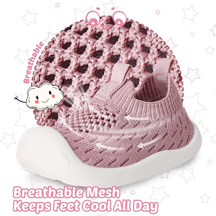 Baby Walking Shoes Toddler Girl Boy Soft Sole Breathable Cotton Canvas Shoes - Image 5