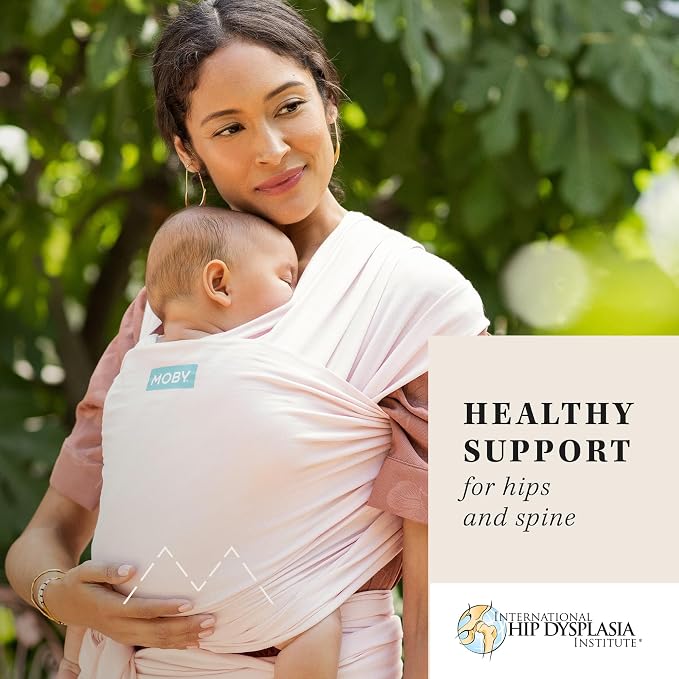 Moby Baby Wrap Carrier Classic for Newborns to Toddlers, Infant Sling Carrier - Image 3