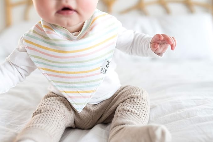 Copper Pearl 6 Pack Soft Cotton Baby Bibs - Image 5