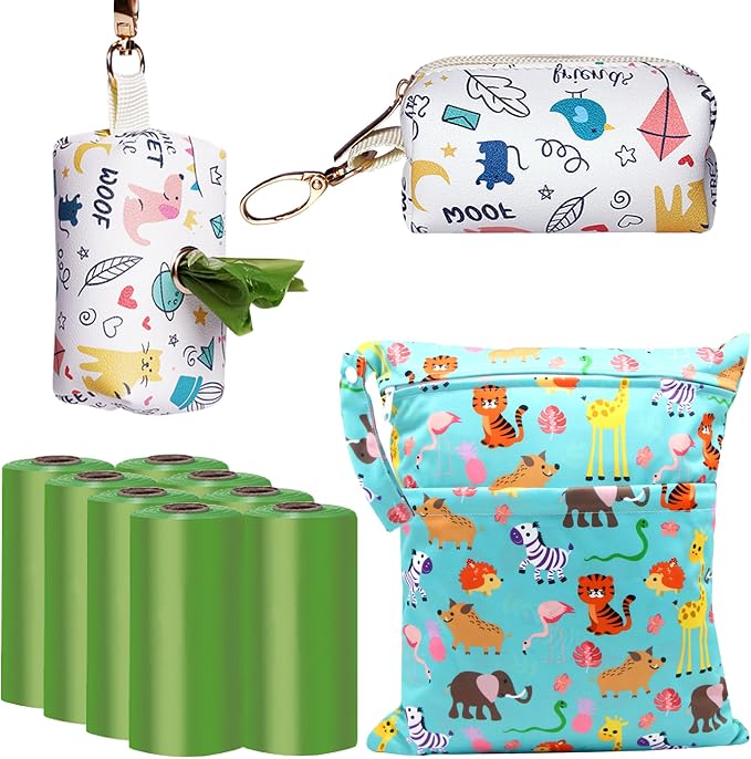 Baby Disposable Diaper Bags Diaper Sacks 120 Count 9x13 inch THICK & NO LEAK by Lulurose