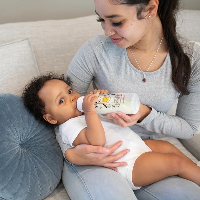 Dr. Brown's Natural Flow Anti-Colic Options+ Narrow Baby Bottle, Bear & Owl - Image 24