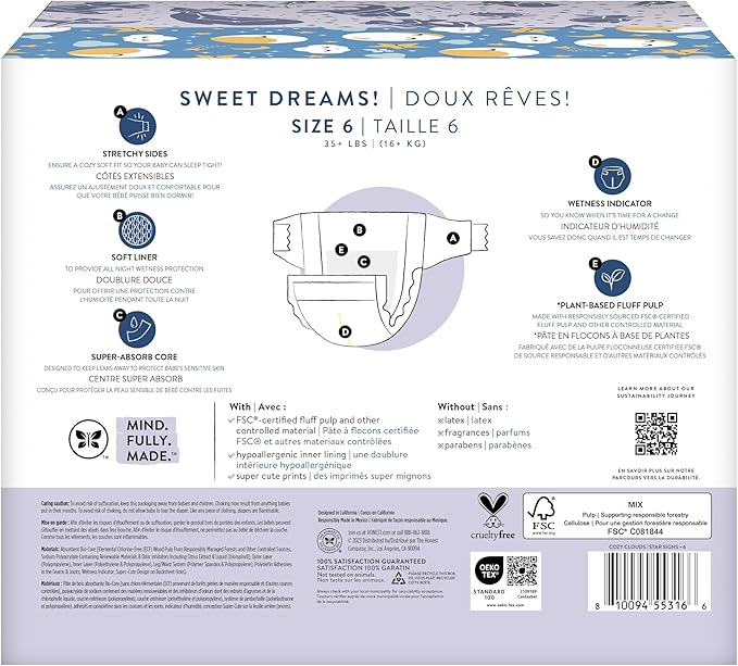 The Honest Company Clean Conscious Overnight Diapers - Image 9