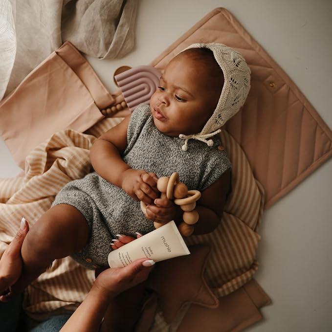 mushie Muslin Baby Swaddle Blanket | 100% Organic Cotton - Image 5