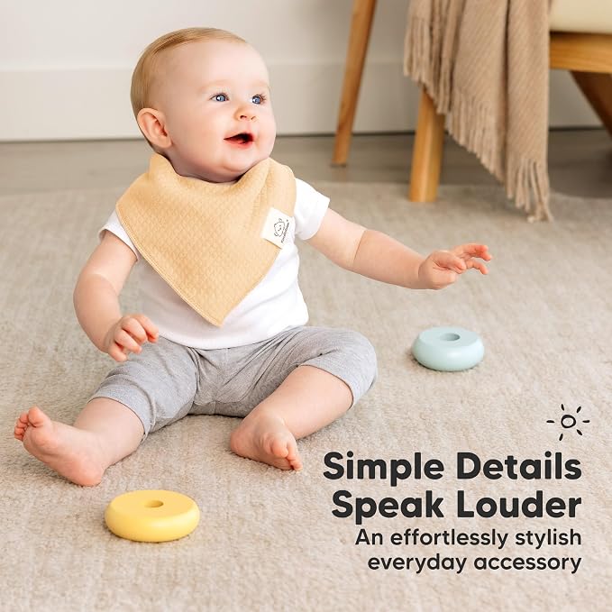 KeaBabies 8-Pack Bandana Bibs for Baby Girls, Boys - Image 6