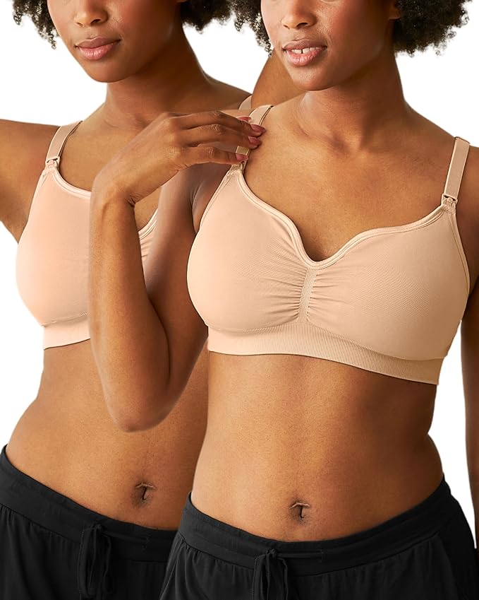 Kindred Bravely Tatum Seamless Sweetheart Bralette Nursing Bras by KindredBravely