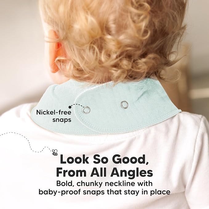 KeaBabies 8-Pack Bandana Bibs for Baby Girls, Boys - Image 8