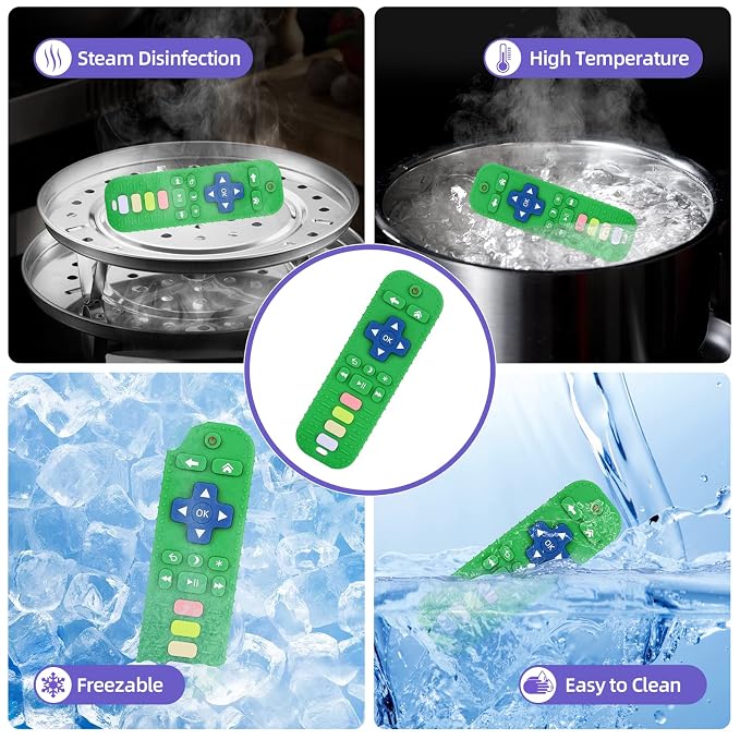 Chuya Remote Teethers Silicone Baby Teething Toys TV Remote Teether Toy - Image 5