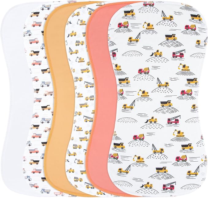2-in-1 Burp Cloths and Baby Bibs by Benoxine