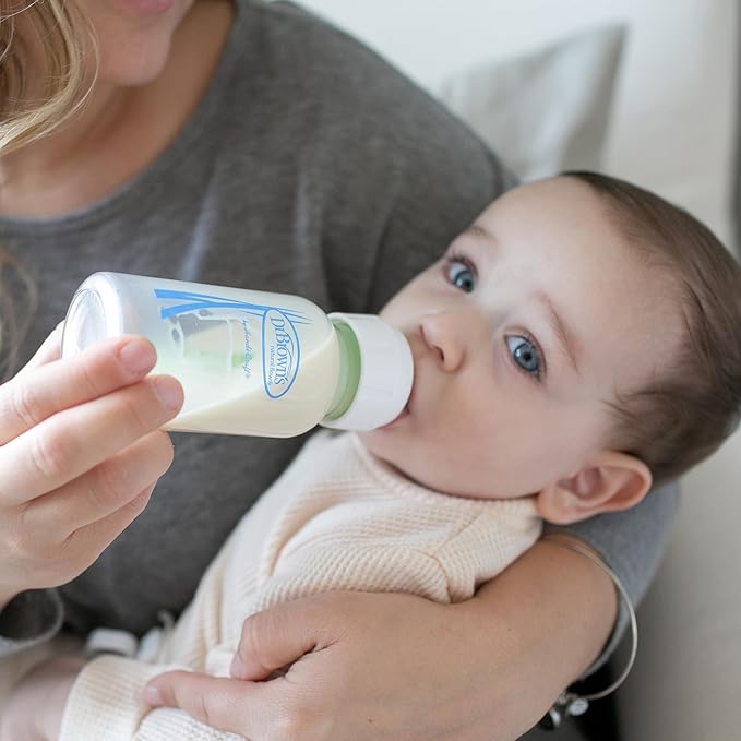 Dr. Brown's Anti-Colic Options+ Narrow Glass Baby Bottle - Image 9