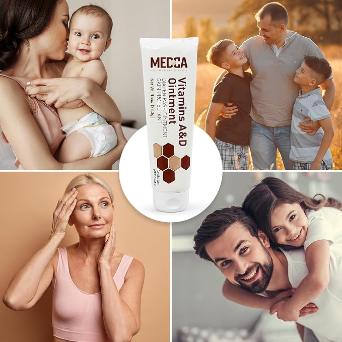 MEDca Vitamin A & D Diaper Rash Ointment- Protectant Cream - Image 7