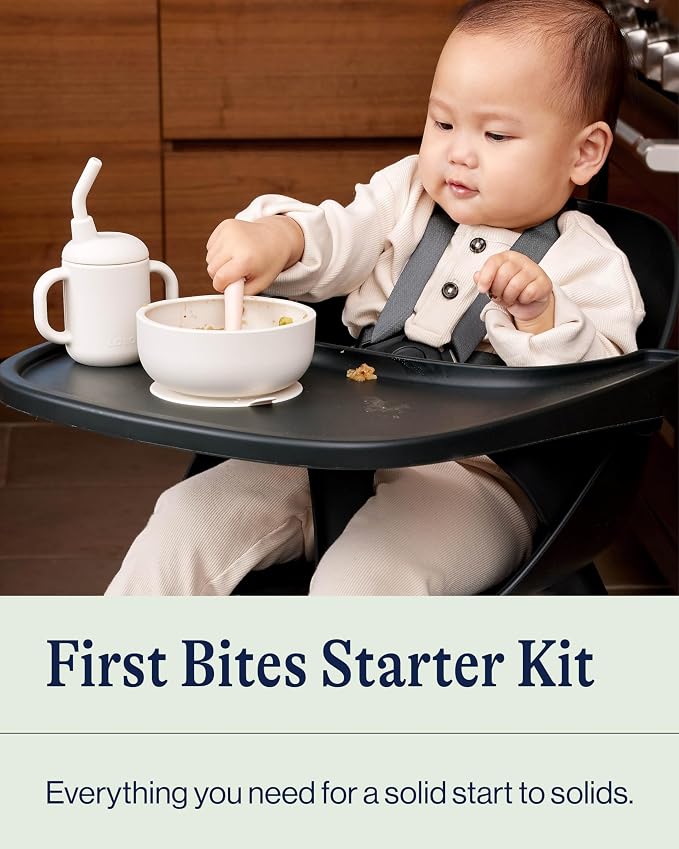 Lalo First Bites Silicone Baby Feeding Set - Image 2