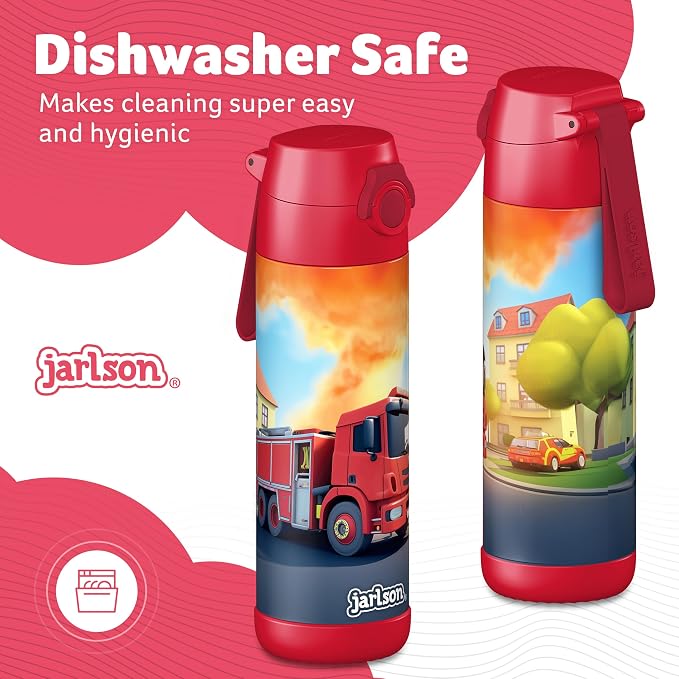 Jarlson® Mali Children's Water Bottle, Thermal Stainless Steel Water Bottle - Image 4