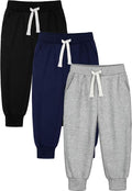HXP 3 Pack Toddler Sweatpants Cotton Toddler Boys Girls Unisex Sweatpants Pants by Unknown