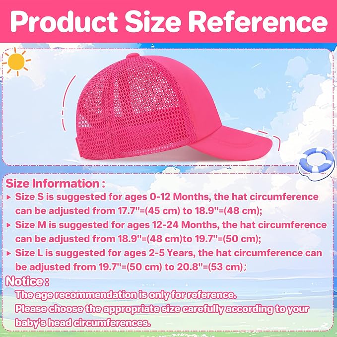 qikqik Baby Baseball Cap Toddler Baseball Hat - Image 6