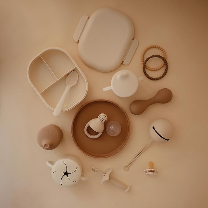 mushie Classic Silicone Suction Plate | BPA-Free Non-Slip Design - Image 5