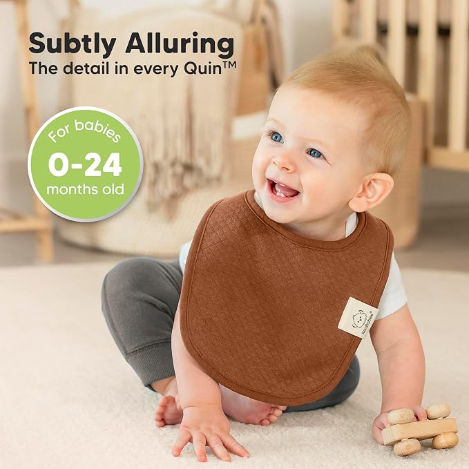 KeaBabies 8-Pack Organic Baby Bibs - Image 4