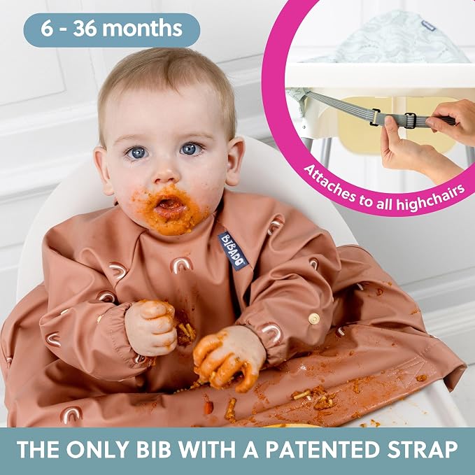 BIBaDO - Long Sleeve Baby Bibs - Babies & Toddlers 6-36 Months - Coverall Baby - Image 2