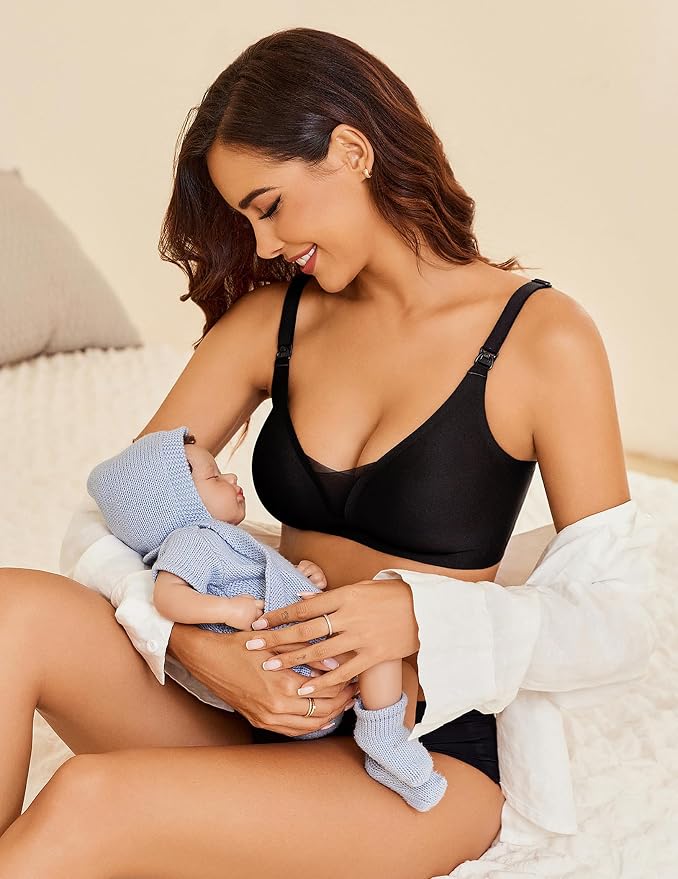 Avidlove Nursing Bras for Breastfeeding Seamless Ultra Comfort Pregnancy - Image 5
