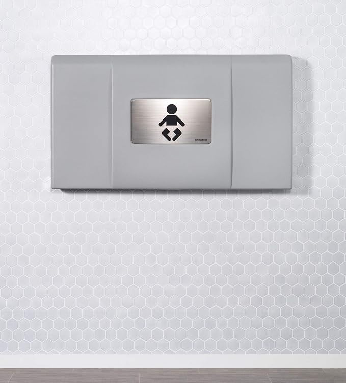 Foundations Ultra Horizontal Wall Mounted Baby Diaper Changing Station - Image 8
