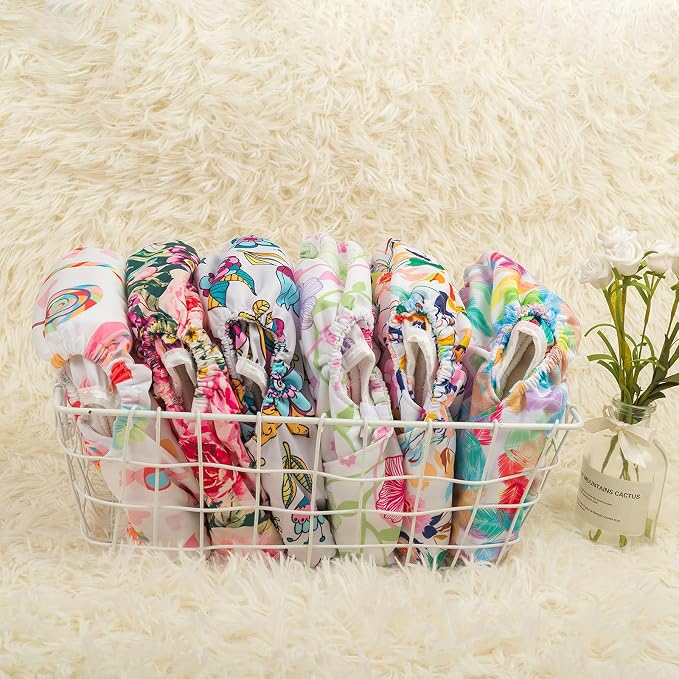 Babygoal Cloth Diaper Cover for Girls, Baby Adjustable Reusable Covers for - Image 8