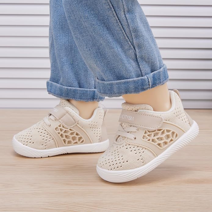 BMCiTYBM Baby Boy Girl Shoes Breathable Mesh Walking Shoes Lightweight Non-Slip - Image 6