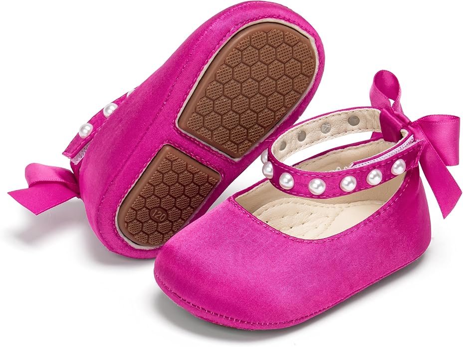 Baby Girls Mary Jane Flats by PHIRAMIN