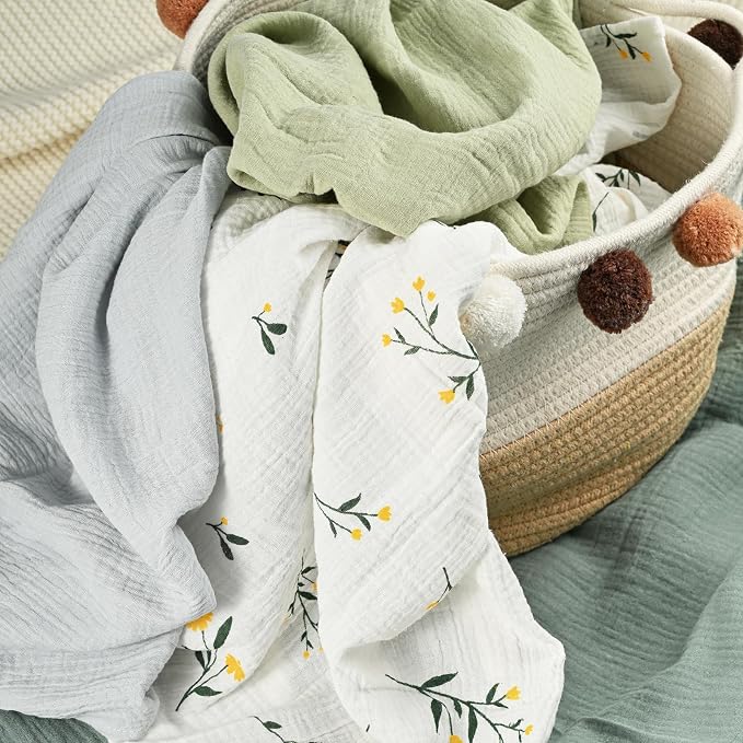 GLLQUEN BABY Muslin Swaddle Blankets - Image 5