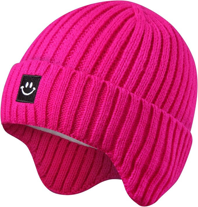 MaxNova Baby Winter Hat Toddler Beanie Hat Earflap Knit Cap by MaxNova