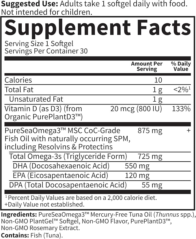 Garden of Life Dr. Formulated Prenatal DHA Fish Oil - Image 6