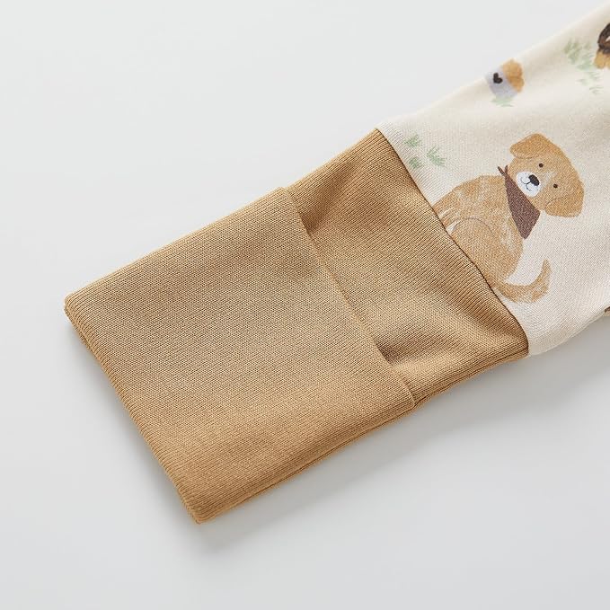 pureborn Baby Infant Boys Girls Sleeper Snug Fit Viscose from Bamboo Pajamas - Image 7