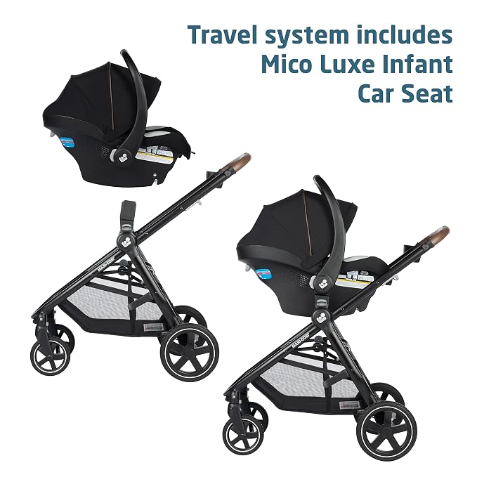 Maxi-Cosi Zelia™ Luxe 5-in-1 Modular Travel System in New Hope Black - Image 10