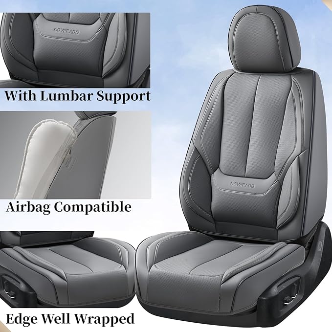 Coverado Car Seat Covers Full Set, Seat Covers - Image 4