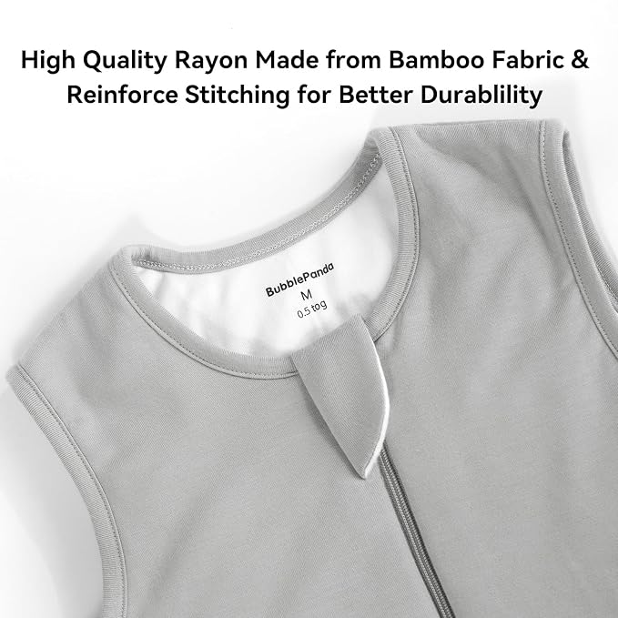 BubblePanda Rayon Made from Bamboo Toddler Sleep Sack - Image 6