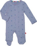 Magnetic Me Boys Modal Magnetic Baby Footie Pajamas | Silky Soft Modal Fabric | by magneticme