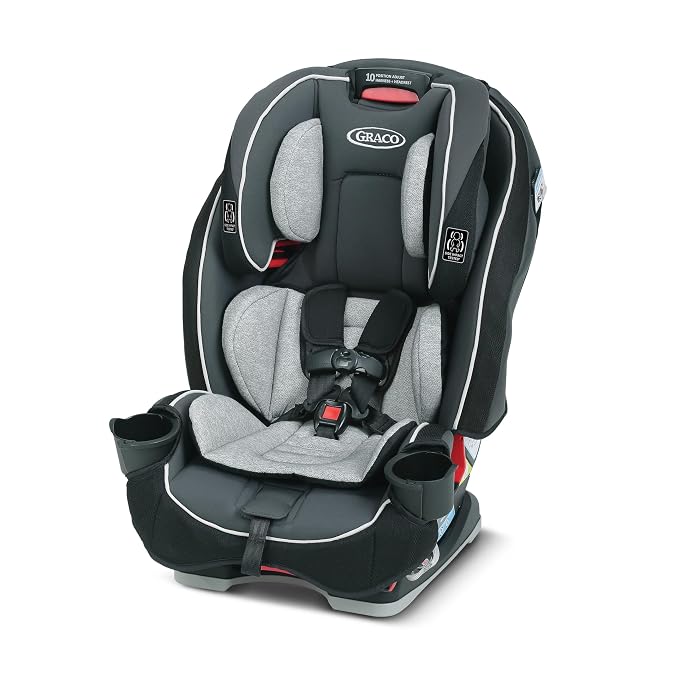 Graco SlimFit 3-in-1 Convertible Car Seat, Ultra-Space-Saving Design, Suitable by Graco