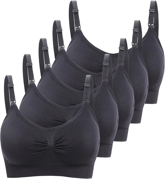 Lataly Womens Seamless Nursing Bra Sleeping Maternity Bralette - Image 2